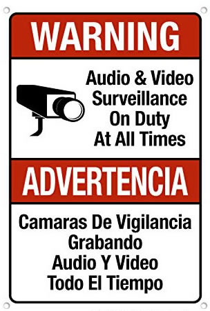 Audio video urveillance